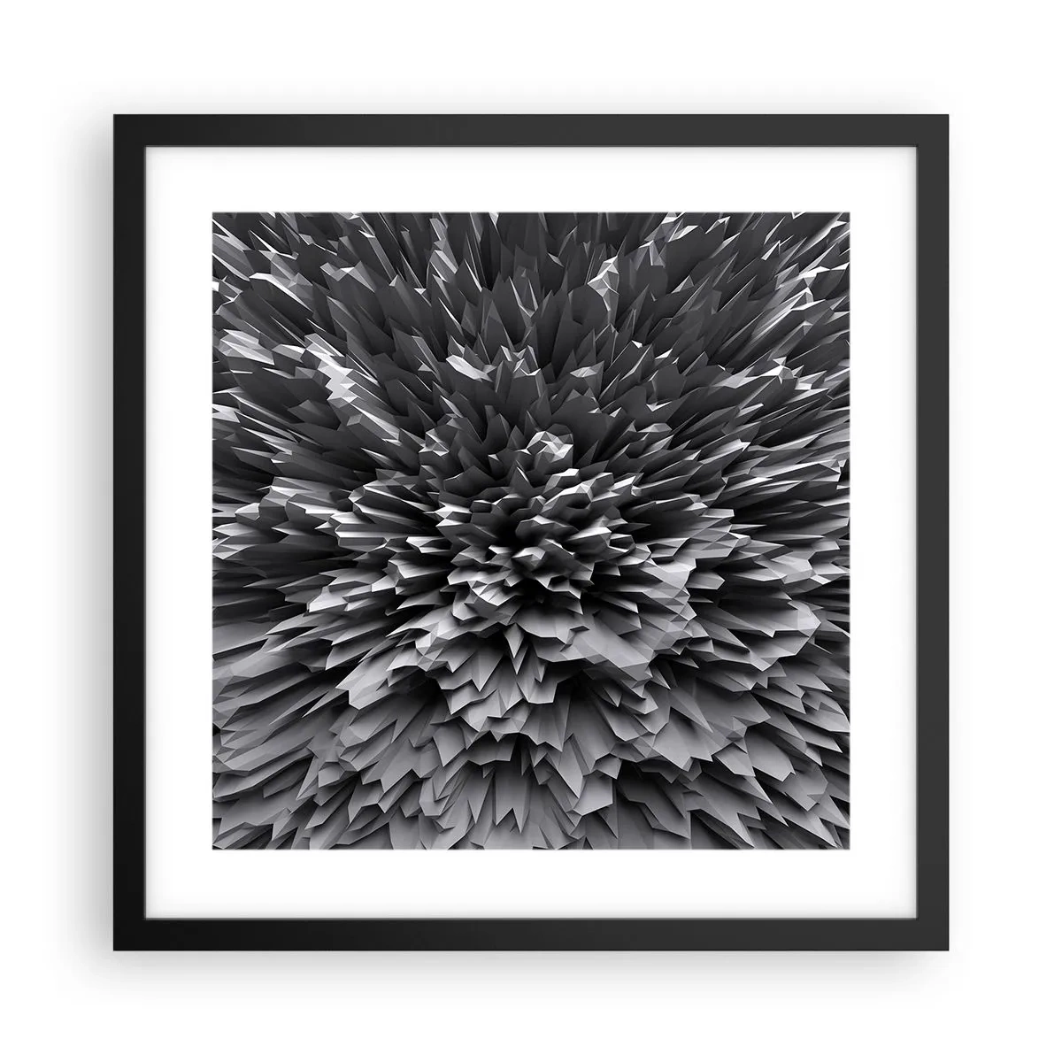 Poster in black frame - It Can's Be Any Sharper - 40x40 cm