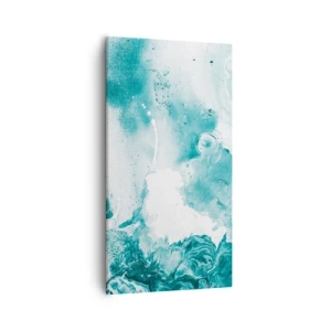 Canvas picture - Lakes of Blue - 55x100 cm