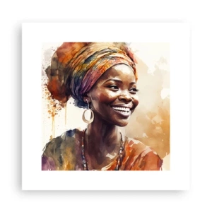 Poster - African Queen - 30x30 cm