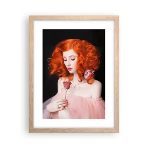 Poster in light oak frame - In Baroque Style - 30x40 cm