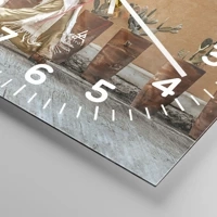 Clock face with numbers