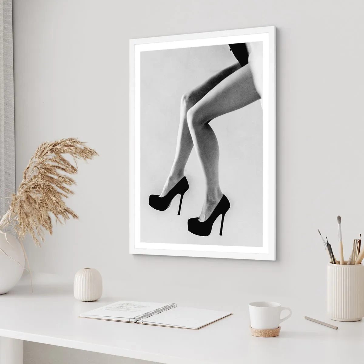 Poster in white frmae - Eternal Womanhood - 30x40 cm