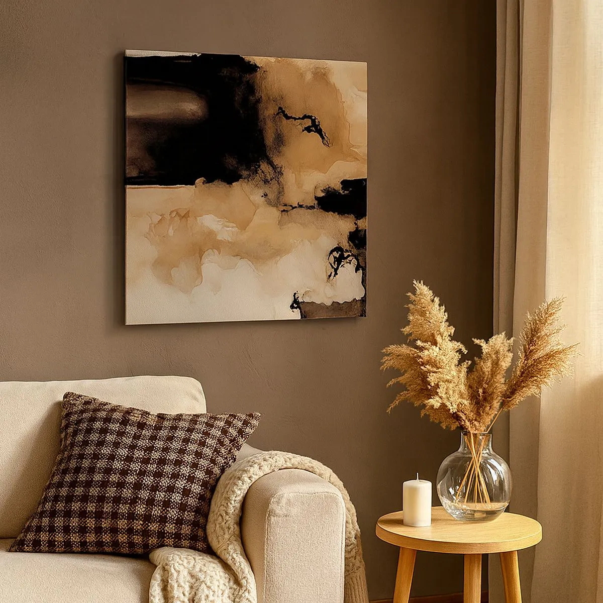 Canvas picture - Intriguing Abstract - 30x30 cm