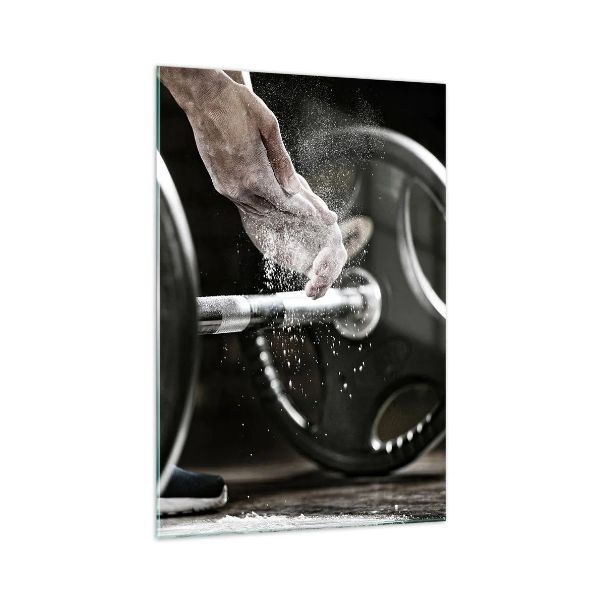 Glass picture - Challenge Accepted! - 70x100 cm