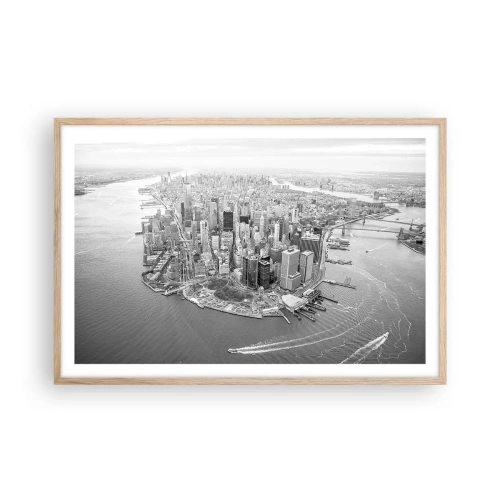 Poster in light oak frame - How Not to Love It? - 91x61 cm