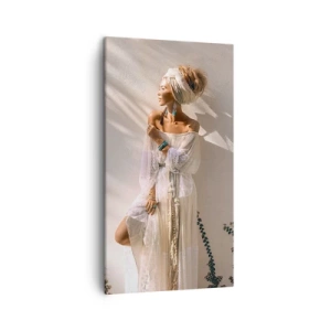 Canvas picture - Sun and Girl - 45x80 cm