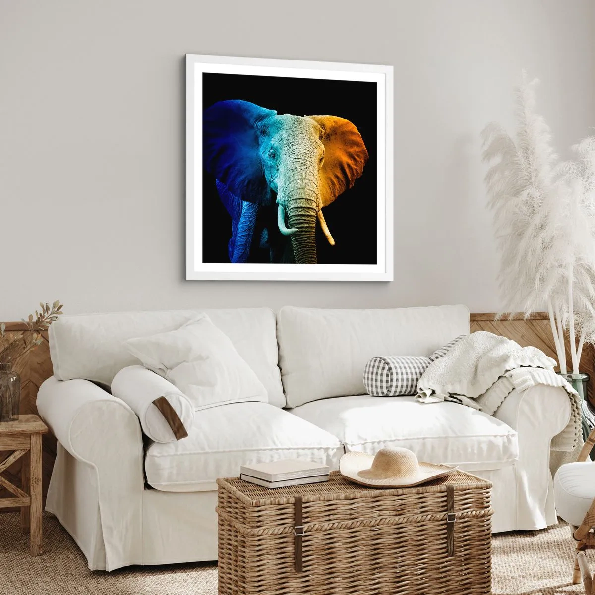 Poster in white frmae - Eccentric, Not a Weirdo - 50x50 cm