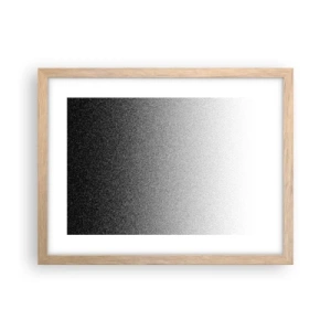 Poster in light oak frame - Towards Light - 40x30 cm