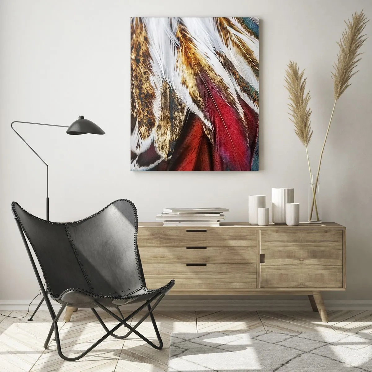 Glass picture - Secrets of Flight - 50x70 cm