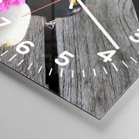 Clock face with numbers