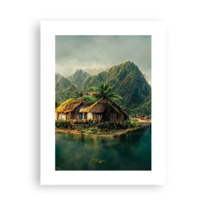 Poster - Tropical Paradise - 30x40 cm