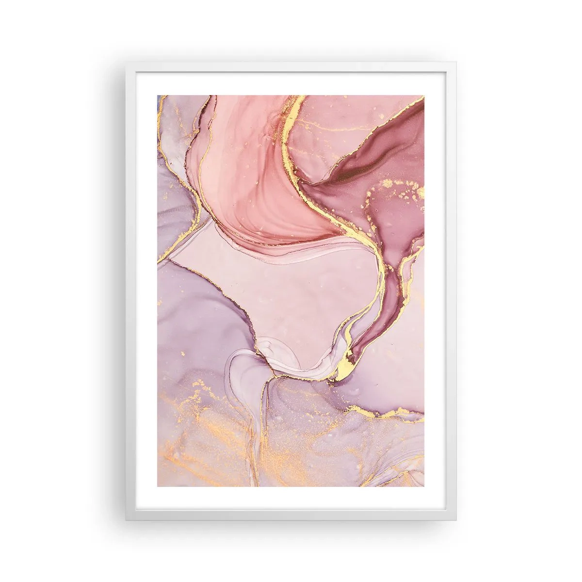 Poster in white frmae - Caress of Colours - 50x70 cm
