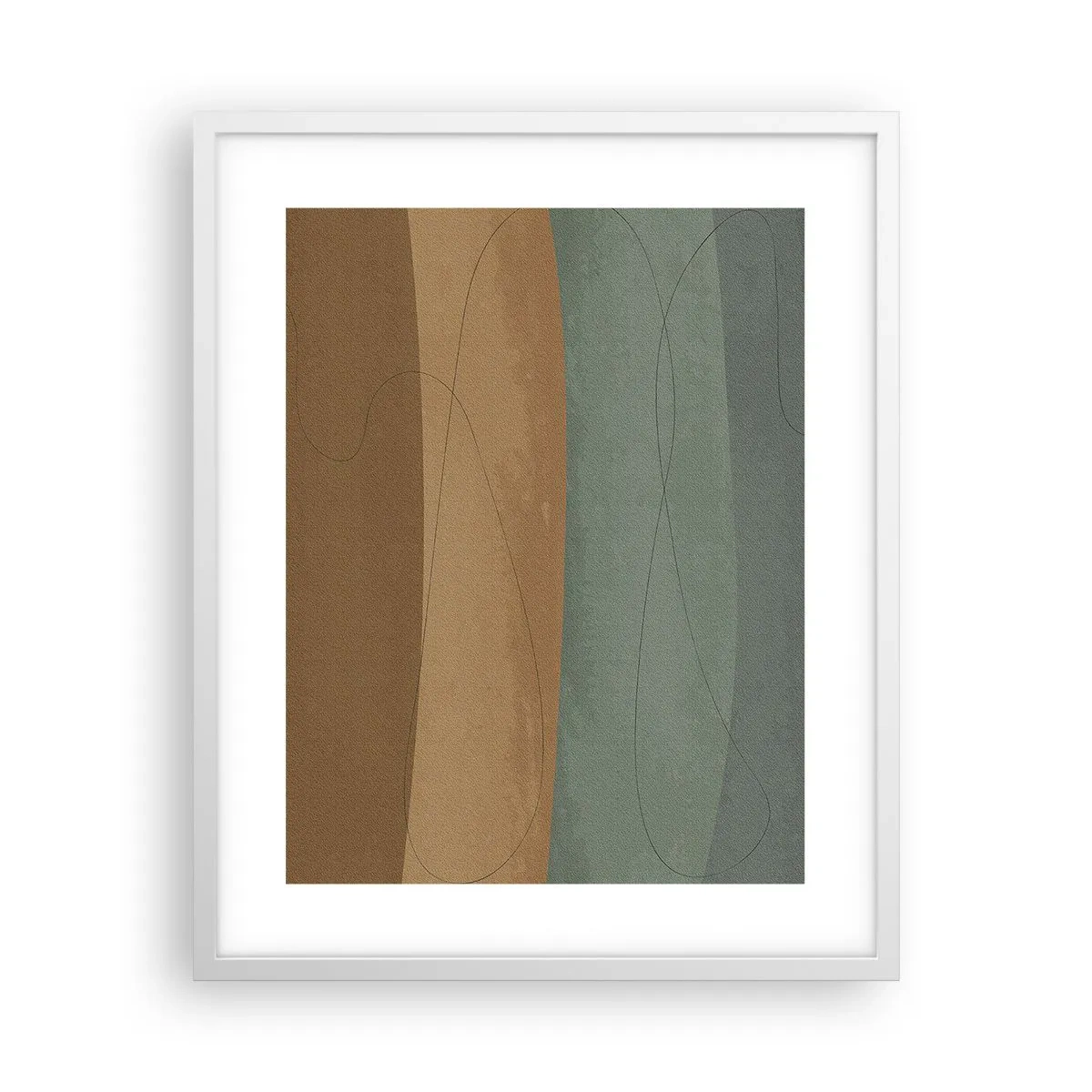 Poster in white frmae - Horizontal Compostion - 40x50 cm