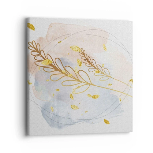 Canvas picture - Golden Blast - 40x40 cm