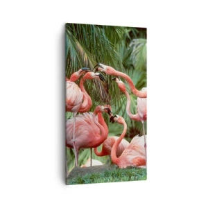 Canvas picture - Afternoon Gossip - 45x80 cm