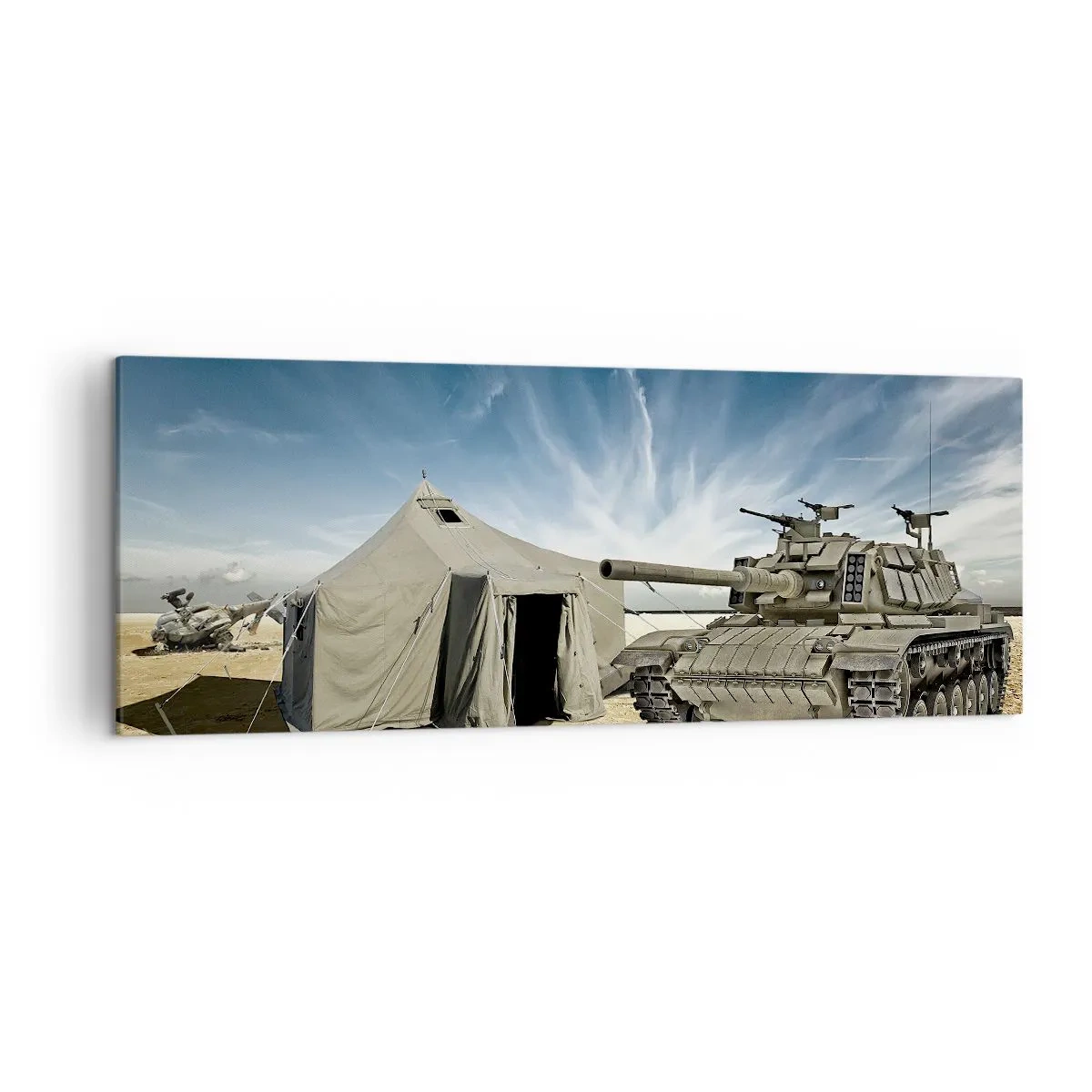 Canvas picture - Military Dream - 140x50 cm