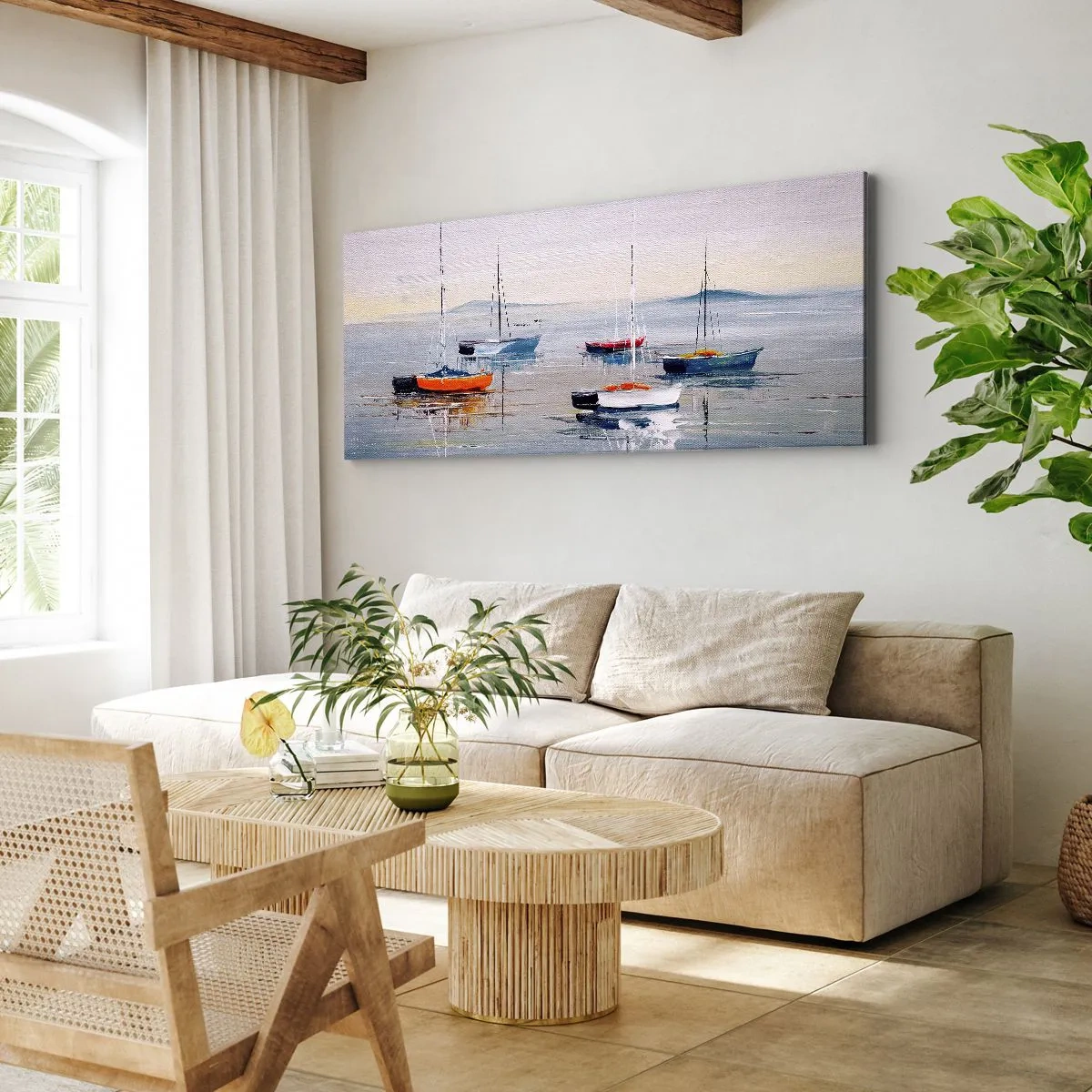 Canvas picture - Deserved Rest - 140x50 cm