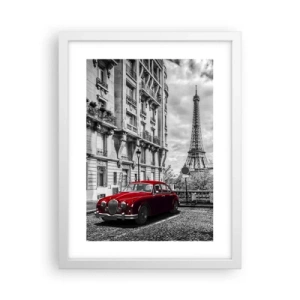 Poster in white frmae - Predator in the City - 30x40 cm