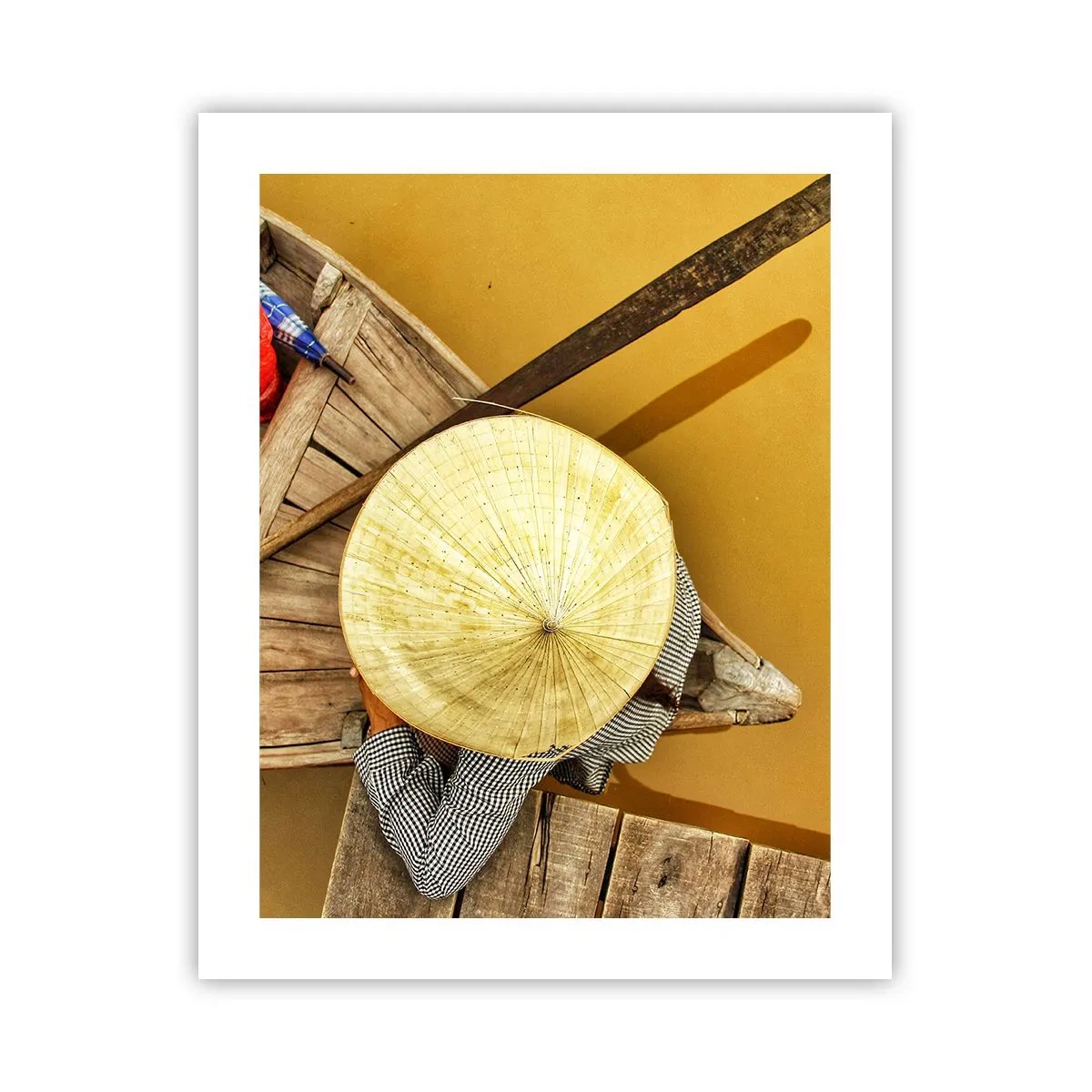 Poster - Life on a Yellow River - 40x50 cm