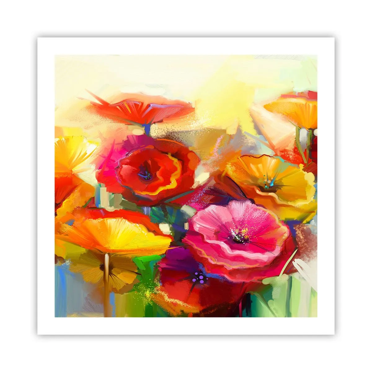 Poster - Not Only Red - 60x60 cm