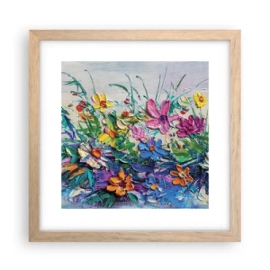 Poster in light oak frame - Not So Still Nature - 30x30 cm