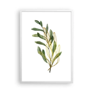Poster in white frmae - All that Is Good - 50x70 cm