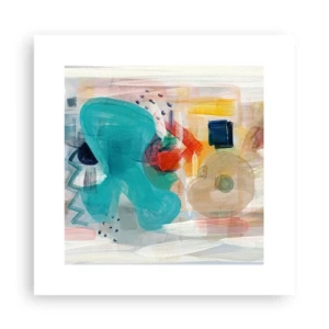 Poster - Colourful Game - 30x30 cm