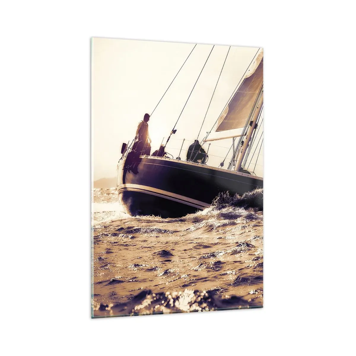 Glass picture - Sail, Sailor - 80x120 cm