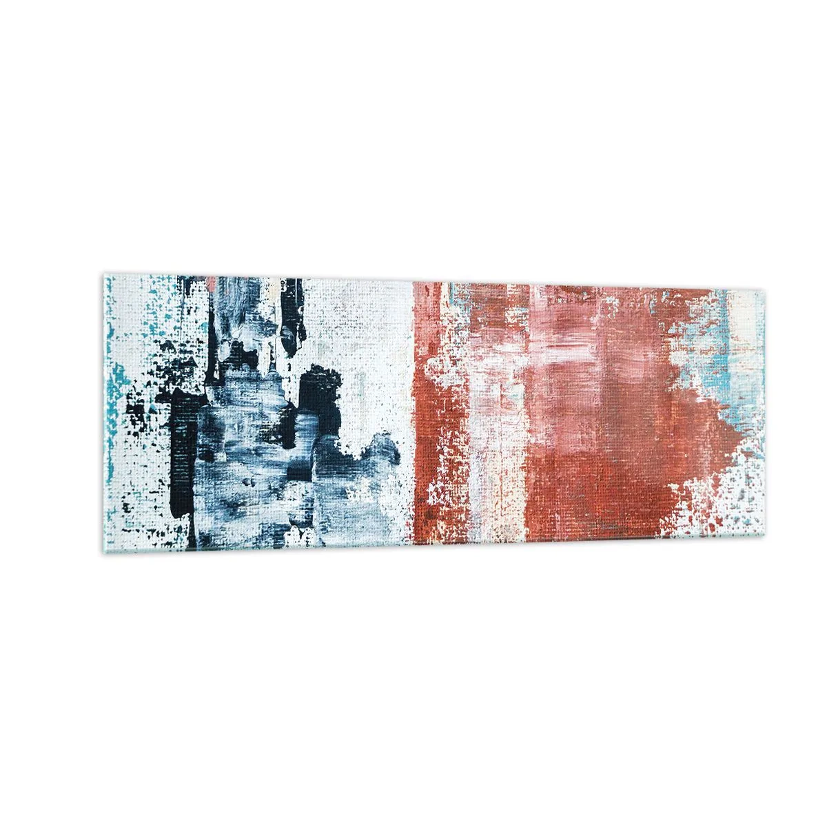 Glass picture - Abstract Fifty Fifty - 140x50 cm