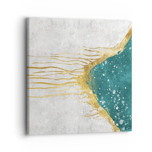 Canvas picture - Golden Tide - 40x40 cm