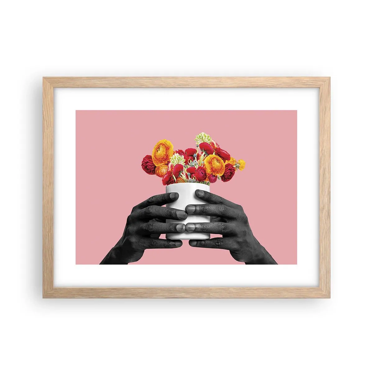 Poster in light oak frame - Apotheosis of Life - 40x30 cm