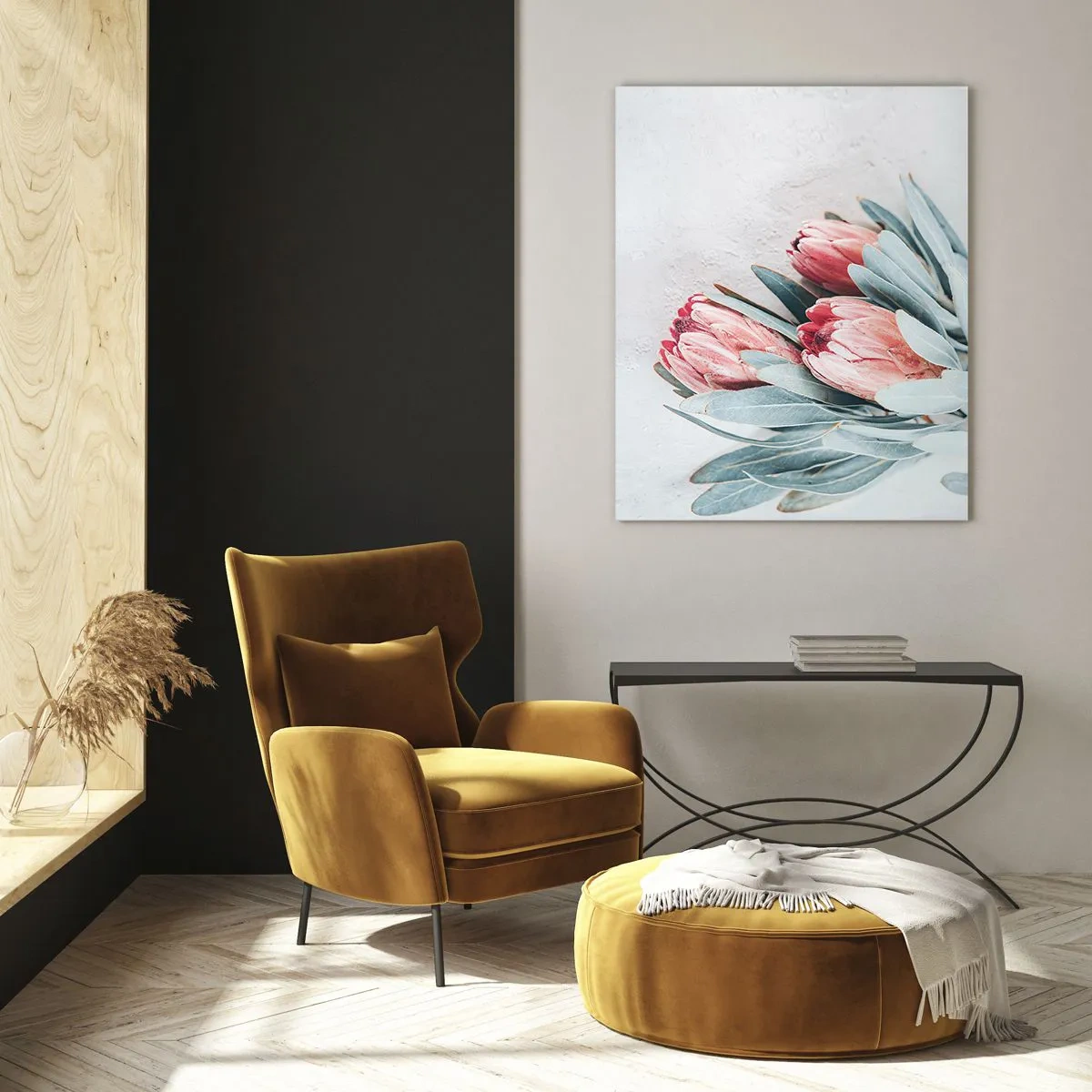 Glass picture - Ashamed of Their Own Beauty - 80x120 cm
