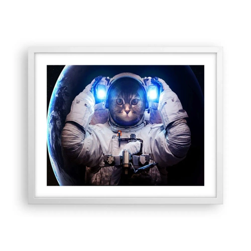 Poster in white frmae - Houston, You've Got a Problem - 50x40 cm