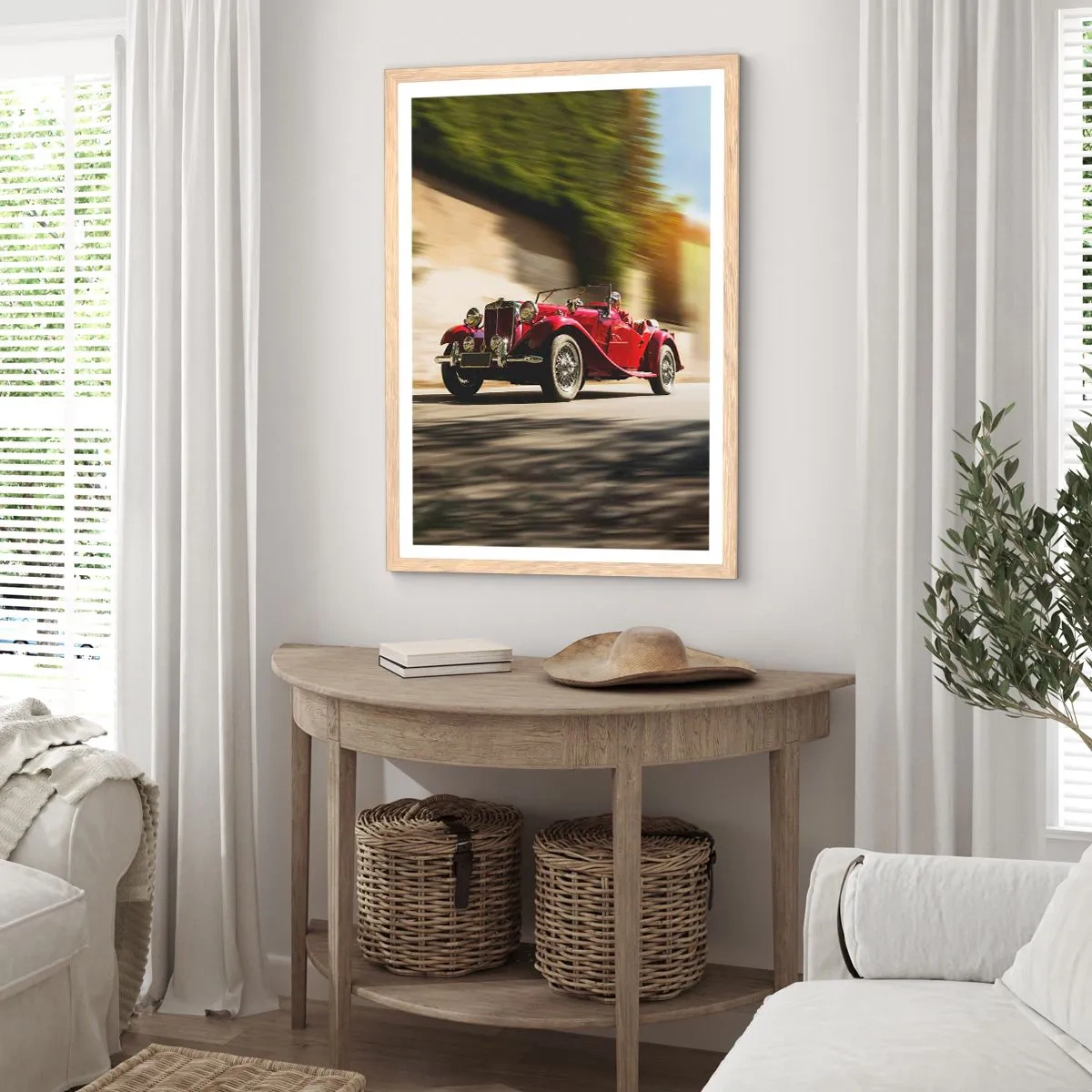 Poster in light oak frame - More Beautiful than Nike of Samothrace - 30x40 cm