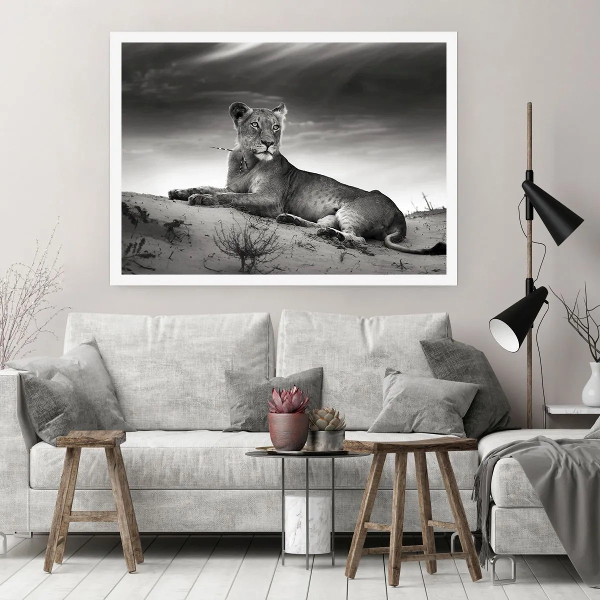 Poster - Queen of Desert Is Resting - 100x70 cm