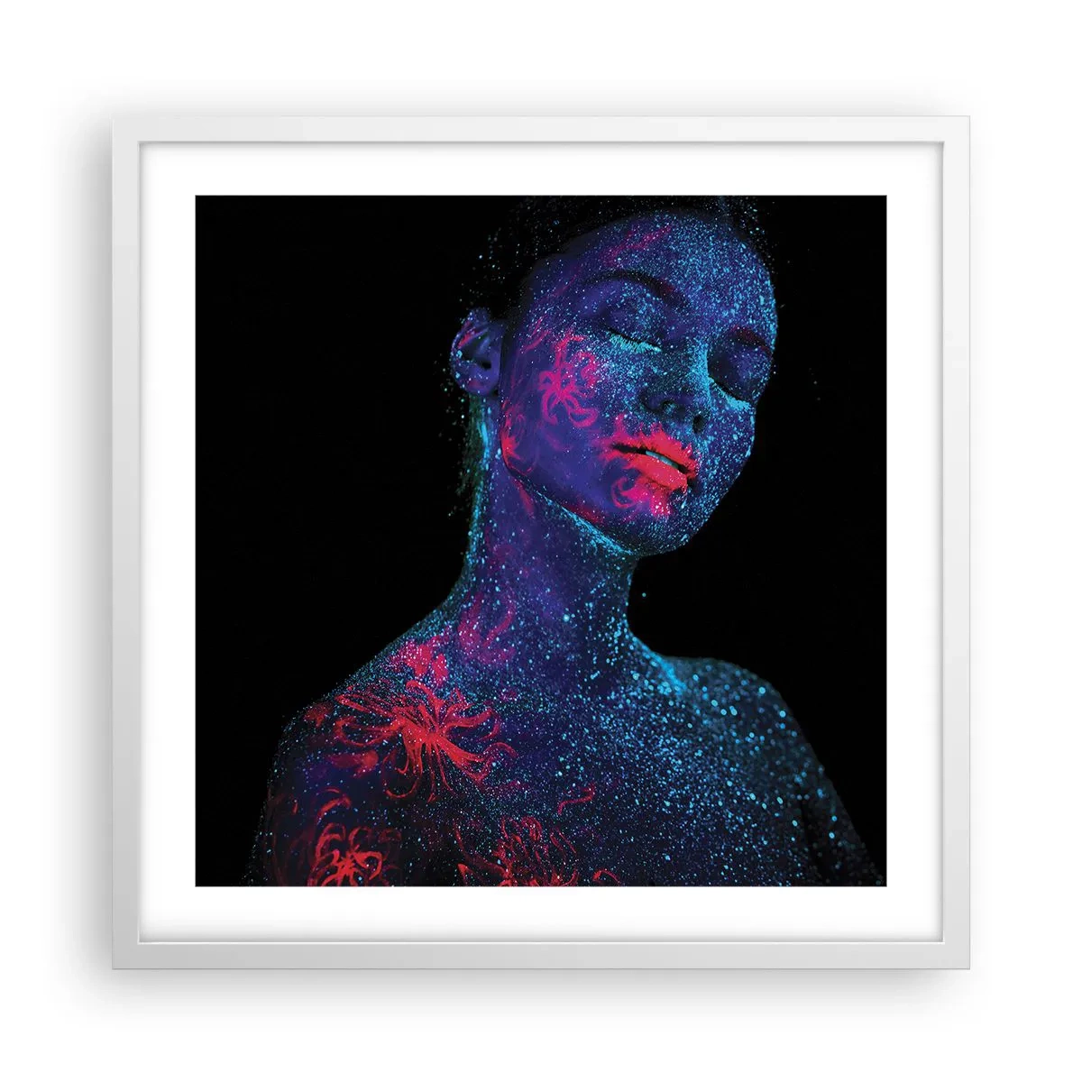 Poster in white frmae - In Stardust - 50x50 cm