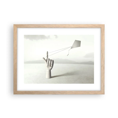 Poster in light oak frame - Test of Strengths - 40x30 cm