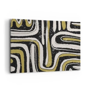 Canvas picture - Compositions: Tracks and Alleys - 100x70 cm