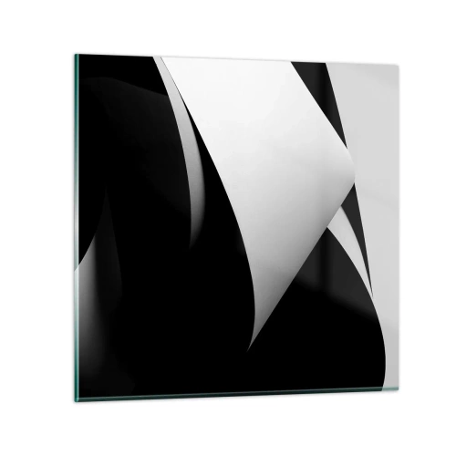 Glass picture - Planes of Light Emerging from the Shadow - 70x70 cm