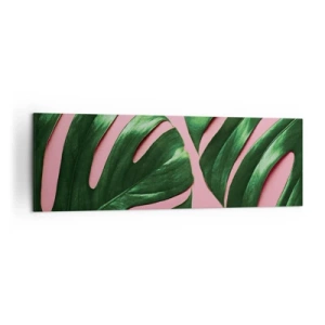 Canvas picture - Green Rendezvous - 160x50 cm