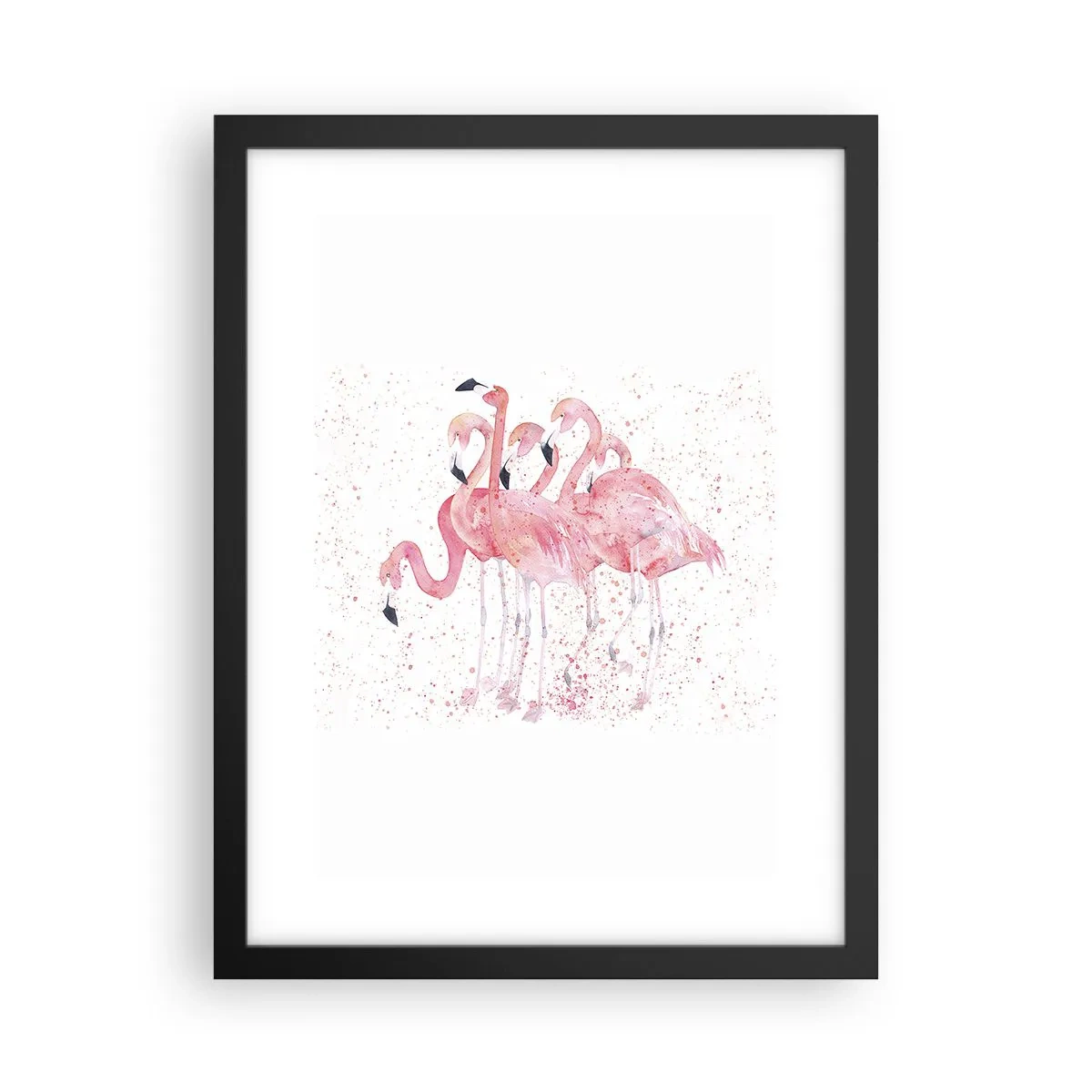 Poster in black frame - Pink Power - 30x40 cm