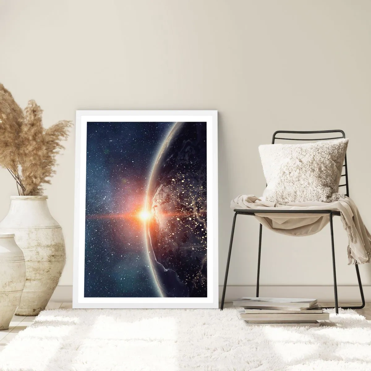 Poster in white frmae - In a New Perspective - 50x70 cm