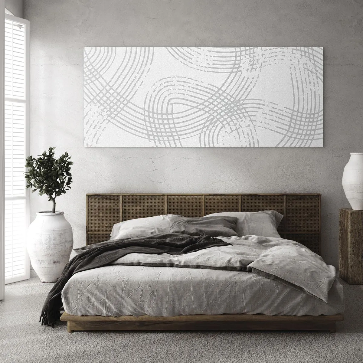 Glass picture - No Straight Line - 120x50 cm