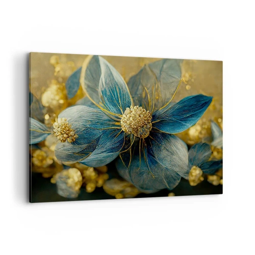 Canvas picture - Blossoming in Gold - 100x70 cm