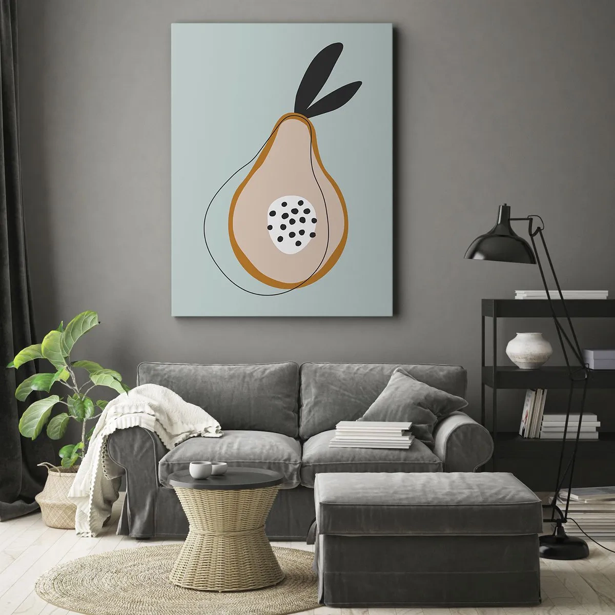 Canvas picture - Penetrating the Nature of Things - 55x100 cm