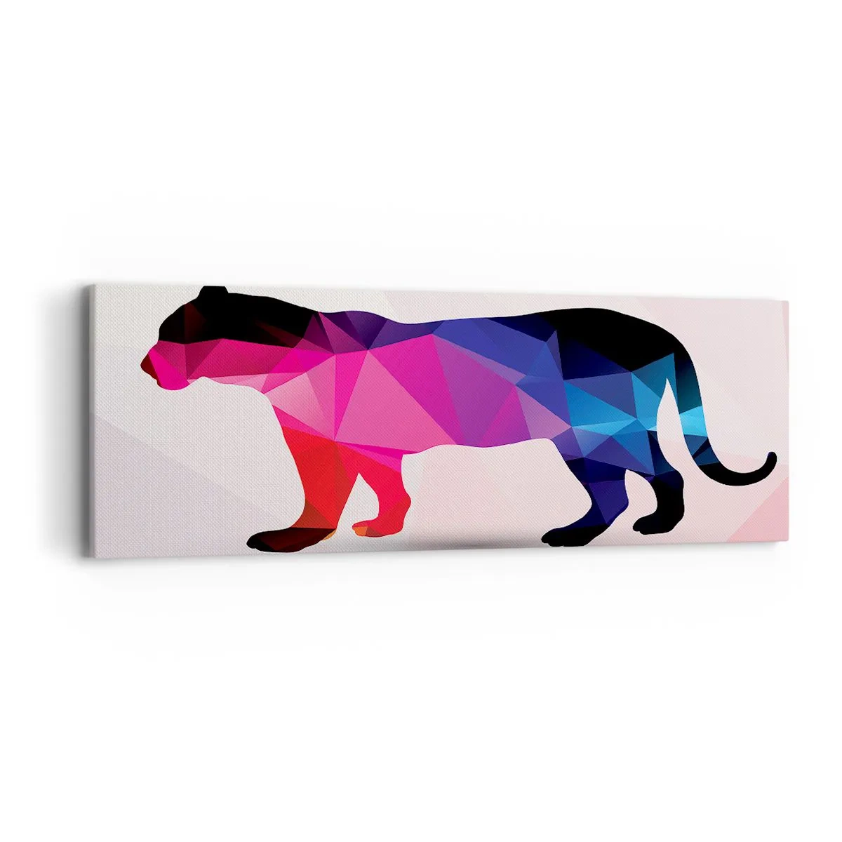 Canvas picture - Diamond Panther - 90x30 cm
