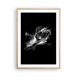 Poster in light oak frame - Stopped i in Flight - 50x70 cm