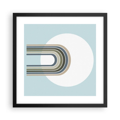 Poster in black frame - Irresistible Attraction - 40x40 cm