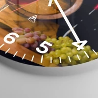 Clock face with numbers