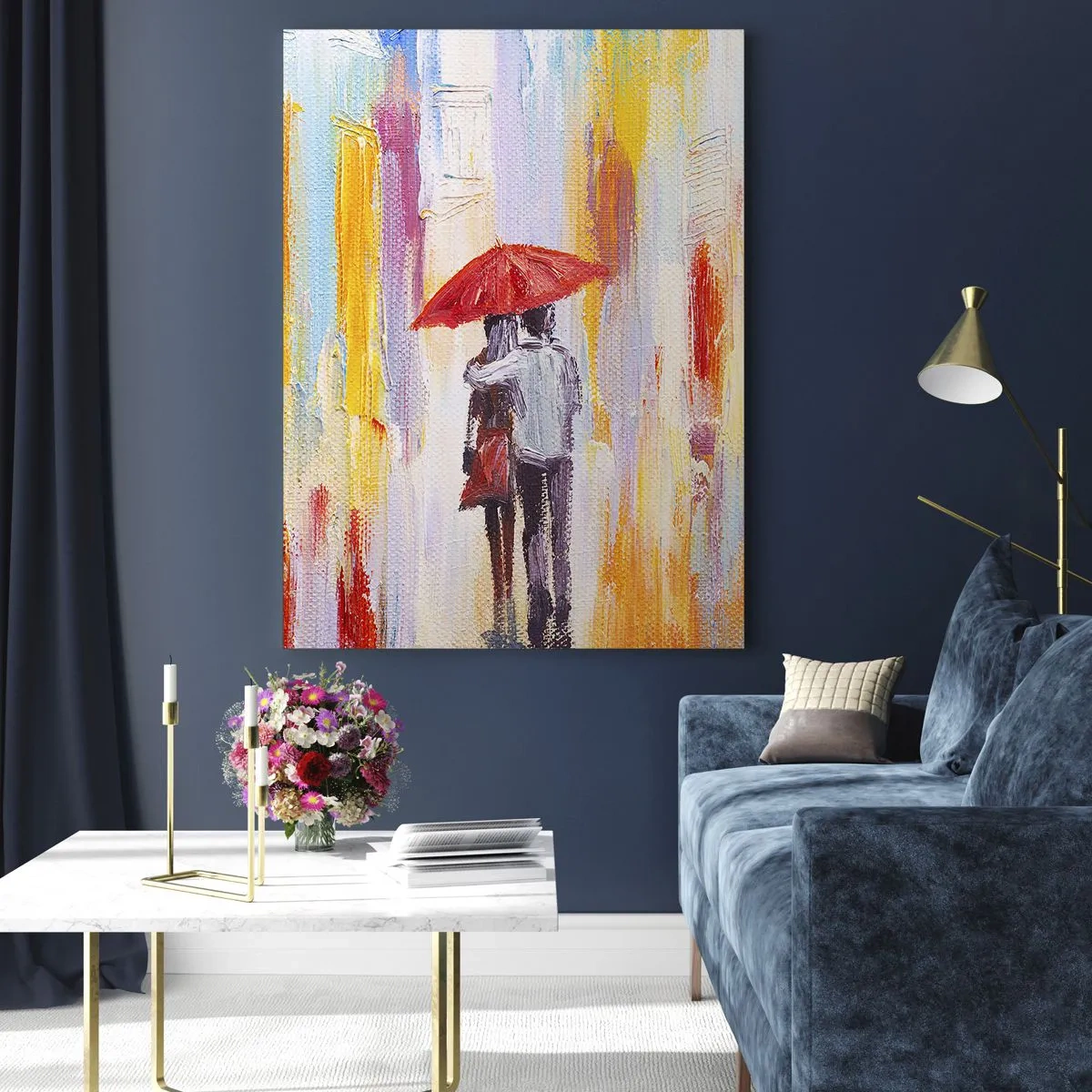 Glass picture - Let It rain - 50x70 cm